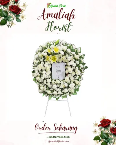 Krans Bunga Duka Cita di Kapasmadya Baru