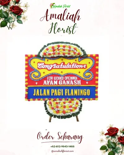 Bunga Papan Congratulation di Kapasmadya Baru